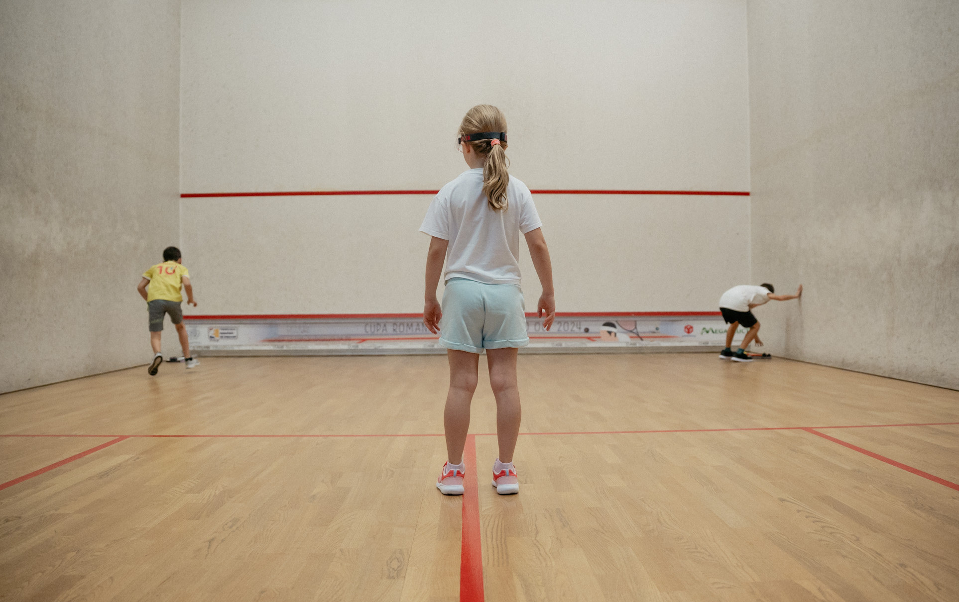 Antrenament squash juniori VIRF Timișoara